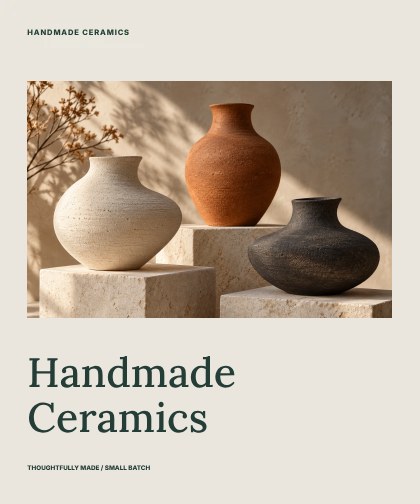 Handmade Ceramics · Modern