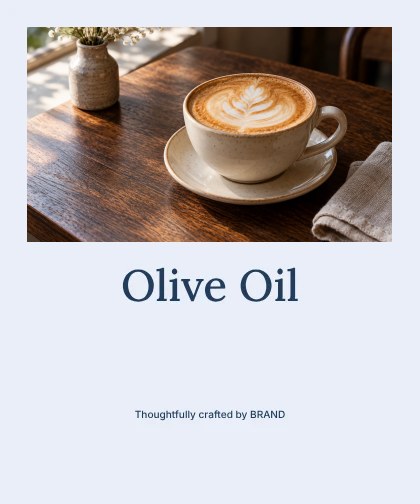 Olive Oil · Classic label template