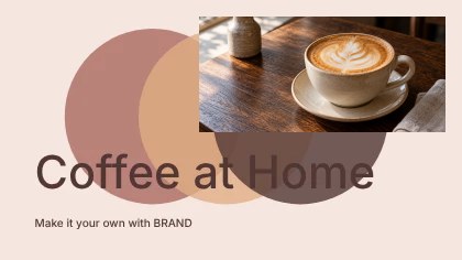 Coffee at Home · Orbit 2 youtube thumbnail template