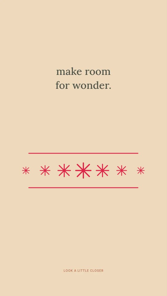 Fan divider · 7 motifs in a tapered in Make room for wonder · Abstract wallpaper