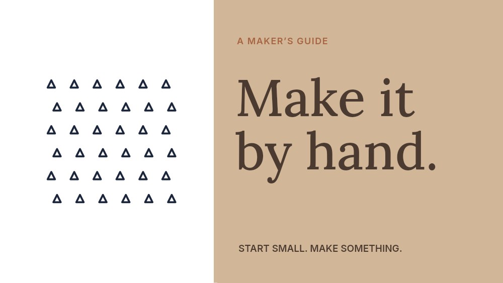 Triangles overlay · staggered · 6 rows in Make it by hand · Video thumbnail