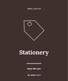 Field notes · Swiss label template