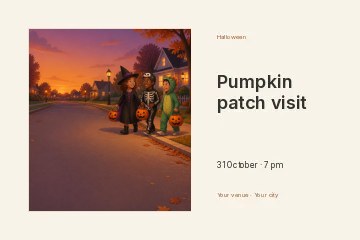 Pumpkin patch visit