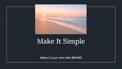Make It Simple · Frame youtube thumbnail template