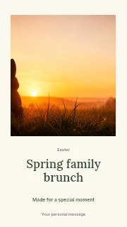 Spring family brunch · Quiet photo gallery