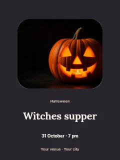 Witches supper · Picture window