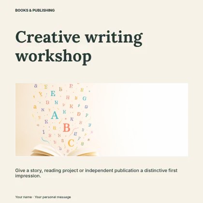Creative writing workshop · Split