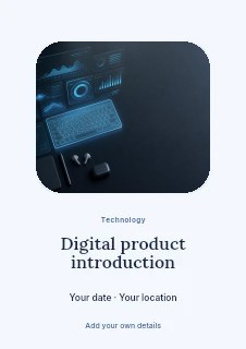 Digital product introduction · Picture window