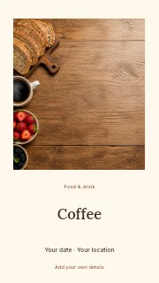 Morning ritual instagram story template · Quiet photo gallery
