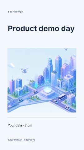 Product demo day instagram story template