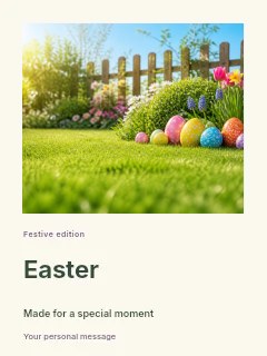 Easter invitation template · Gallery editorial