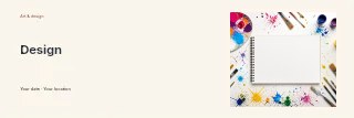 Thoughtfully made banner template · Horizontal photo dialogue