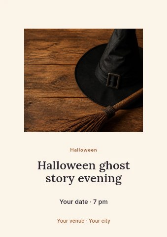 Halloween Flyer · Offset photo flyer template