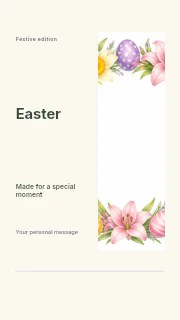 Easter · Split editorial instagram story template