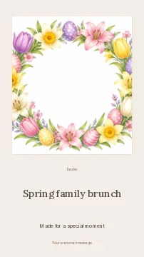 Spring family brunch · Offset gallery instagram story template