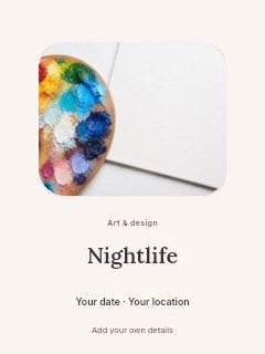 Nightlife poster template · Picture window