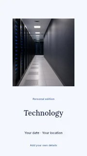 Technology instagram story template · Picture window