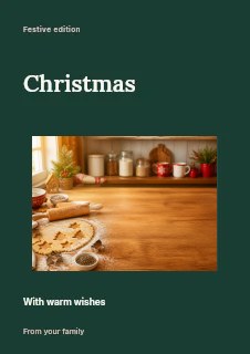 Christmas flyer template · Modern programme