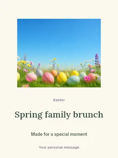Spring family brunch · Architectural grid