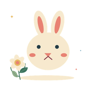 Spring bunny and a daffodil.
