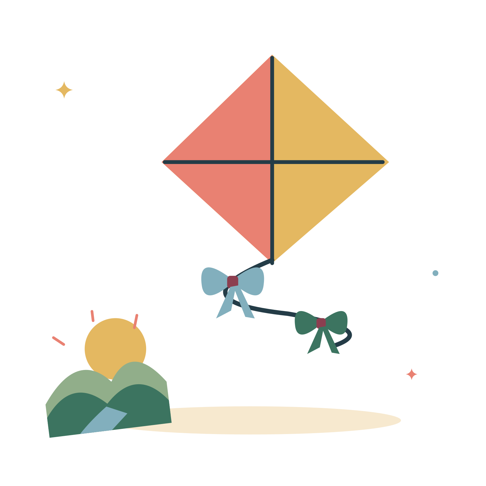 A kite for new possibilities.