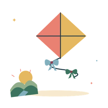 A kite for new possibilities.