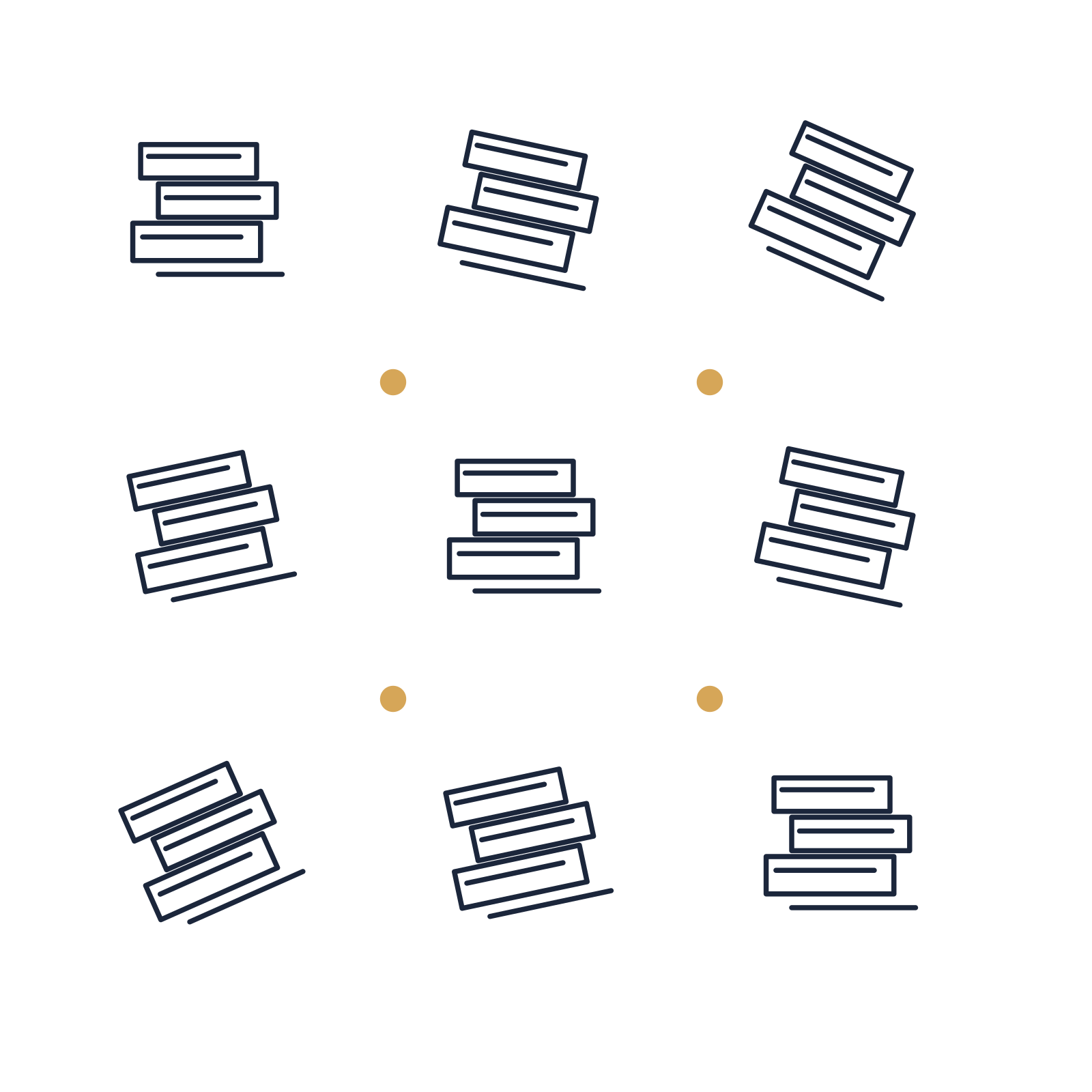 A scattered pattern composition featuring stack of books for Books & publishing designs.