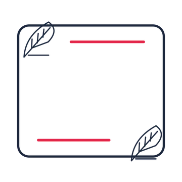 A corner frame composition featuring author writing quill for Books & publishing designs.