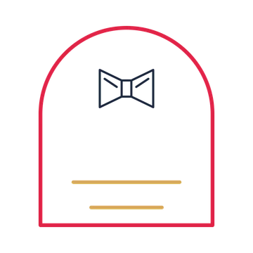 A arch label composition featuring father’s day bow tie for Father’s Day designs.