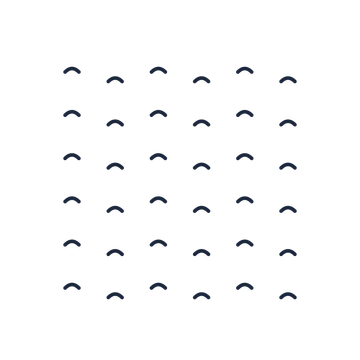 A transparent panel of waves in a diagonal layout with 6 rows for layering over a coloured background.
