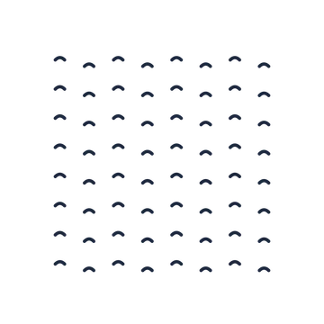 A transparent panel of waves in a diagonal layout with 8 rows for layering over a coloured background.