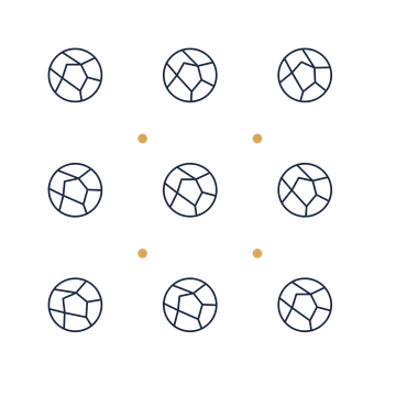 A scattered pattern composition featuring camera aperture for Photography designs.