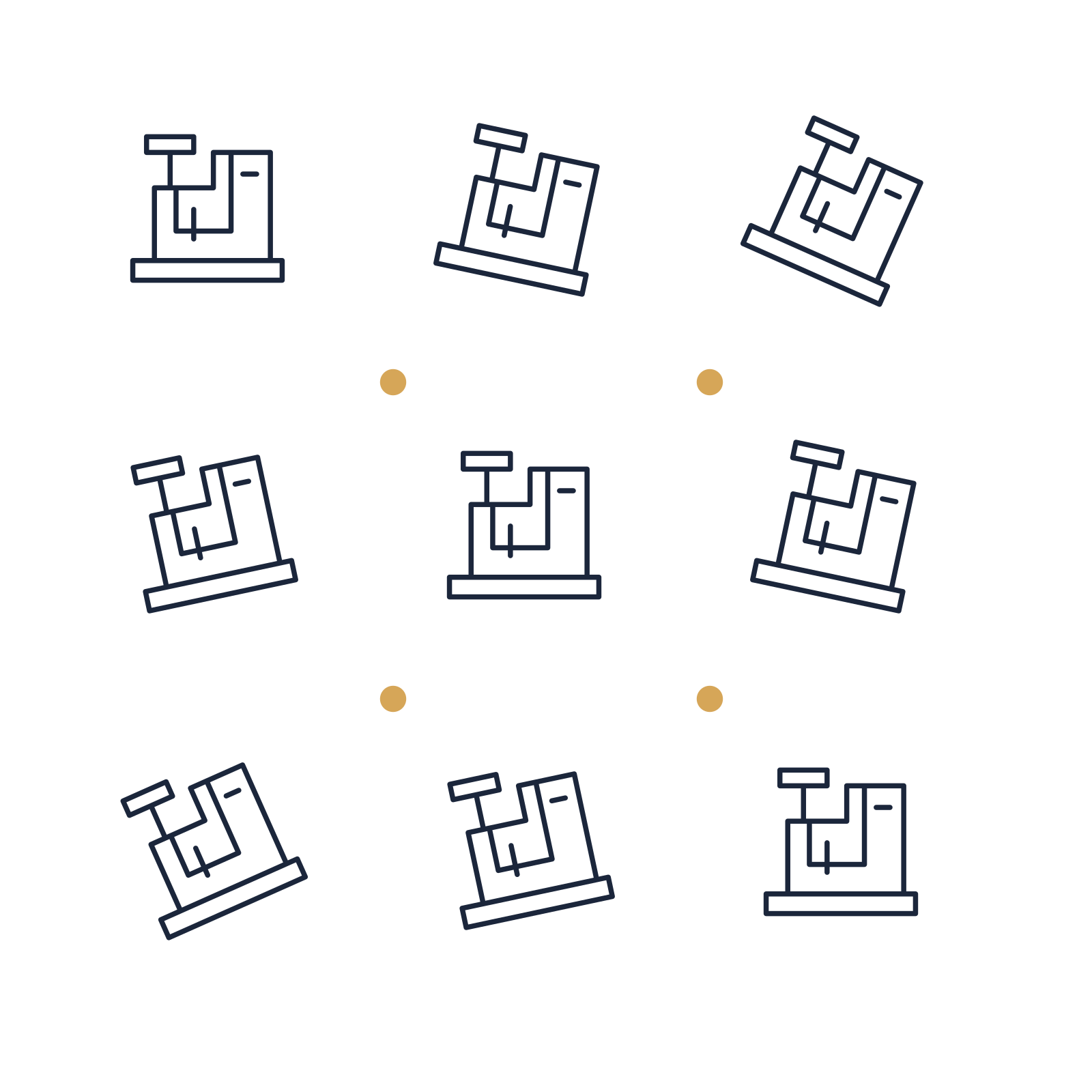 A scattered pattern composition featuring maker sewing machine for Shops & makers designs.