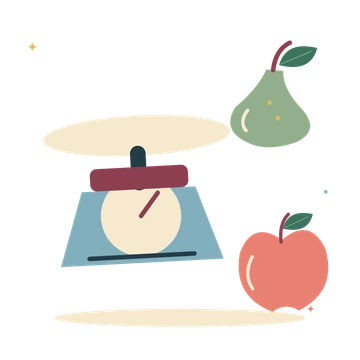 Local shop counter with weighing scale and fruit.