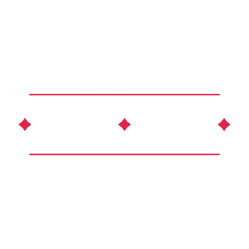 A decorative divider with 3 diamond motifs arranged in a line, between two fine horizontal rules.