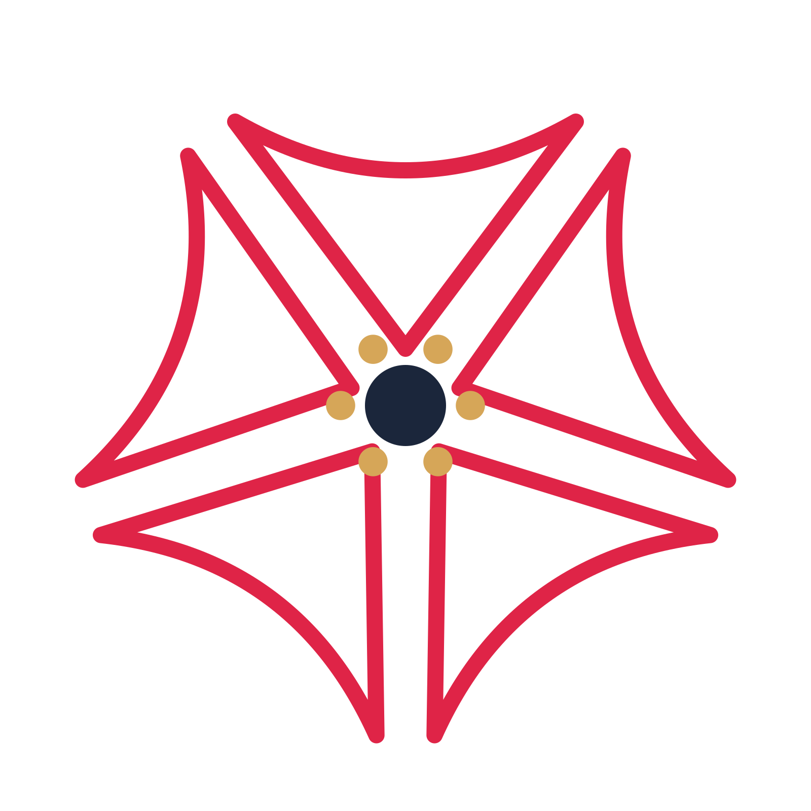A 5-petal bell flower with a stamen centre and a transparent background.