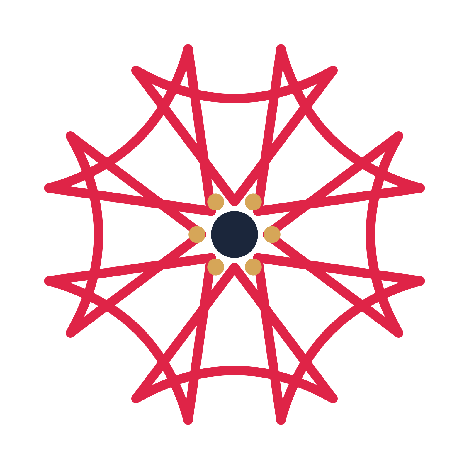 A 8-petal bell flower with a stamen centre and a transparent background.