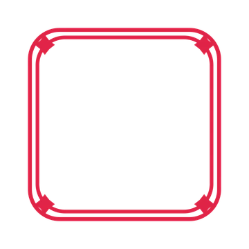 An open rounded frame with diamond ornaments and a double border. The middle stays transparent for your text or photograph.