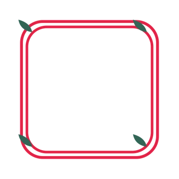 An open rounded frame with leaf ornaments and a double border. The middle stays transparent for your text or photograph.