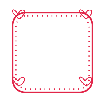 An open rounded frame with loop ornaments and a dotted border. The middle stays transparent for your text or photograph.