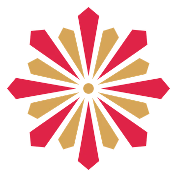 A layered ray rosette with 8-fold radial symmetry and 2 alternating rings of petals.