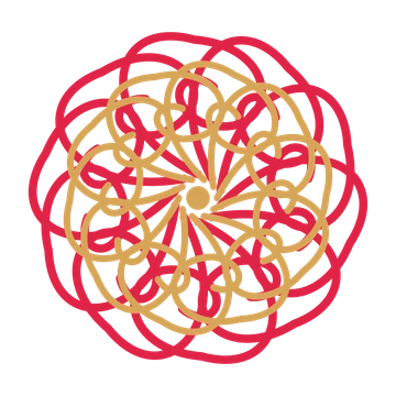 A layered spiral rosette with 10-fold radial symmetry and 2 alternating rings of petals.