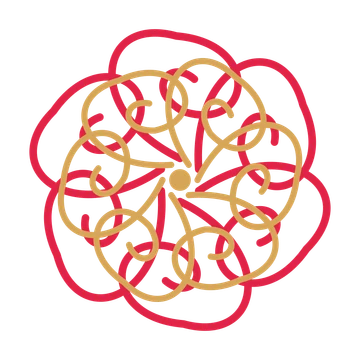 A layered spiral rosette with 6-fold radial symmetry and 2 alternating rings of petals.