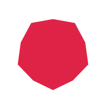 A single composition built around a 5-point sparkle with a inverted contour.