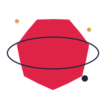 A orbit composition built around a 7-point sparkle with a inverted contour.