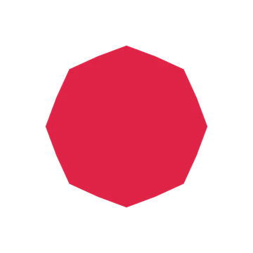 A single composition built around a 8-point sparkle with a subtle contour.