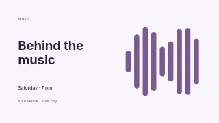 Behind the Music youtube thumbnail template · Horizontal photo dialogue