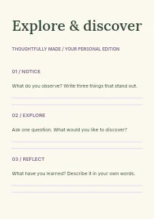 Botanical Easter wishes worksheet template · Structured worksheets