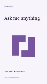 Ask Me Anything instagram story template · Fine-line cover