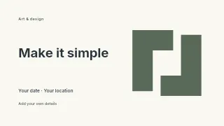 Make It Simple youtube thumbnail template · Horizontal photo dialogue